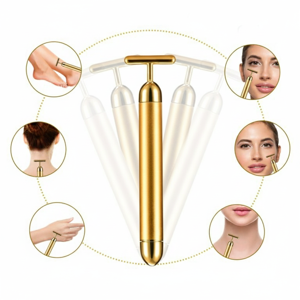 💛 24K Gold Face Massager – Get Instant Glow, Lift & Radiance!
